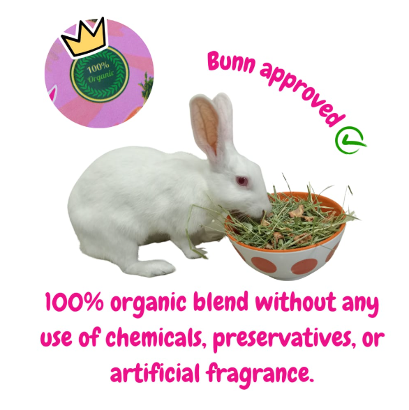 Hay blend with 🥕 crunchy carrots