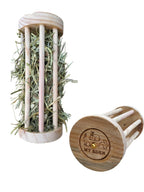 Natural Wooden Hay Feeder for Rabbits/Guinea Pigs/Hamster/Small Animals ( Small Size )