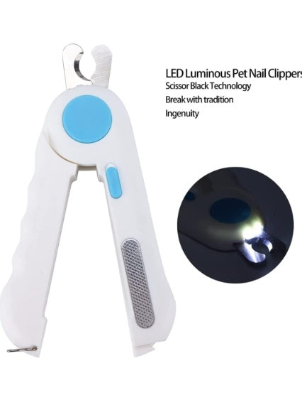 Led light nail cutter