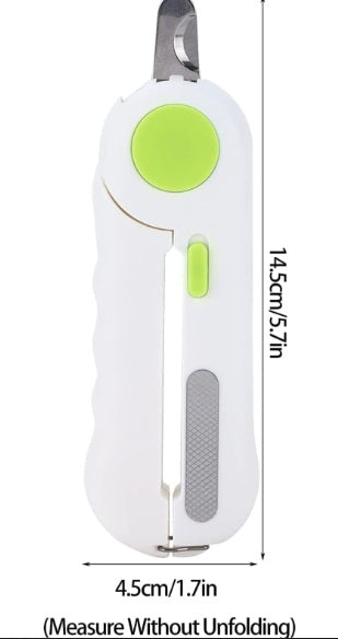 Led light nail cutter