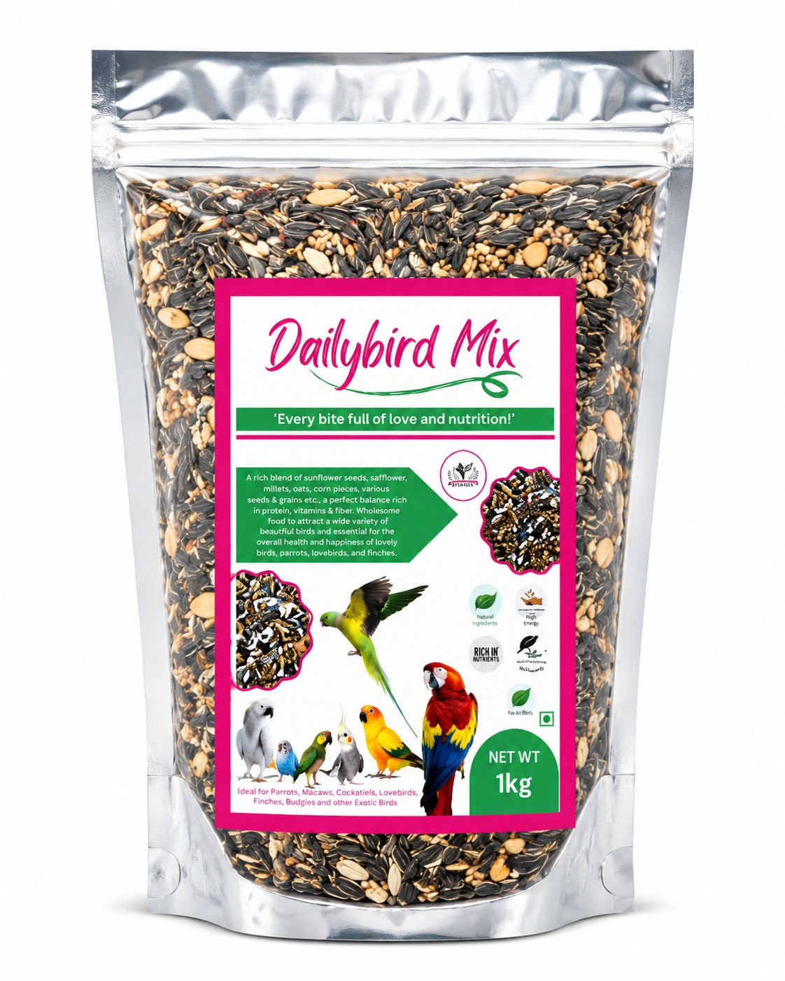 Daily bird seeds mix
