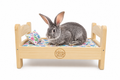 Wooden pet bed
