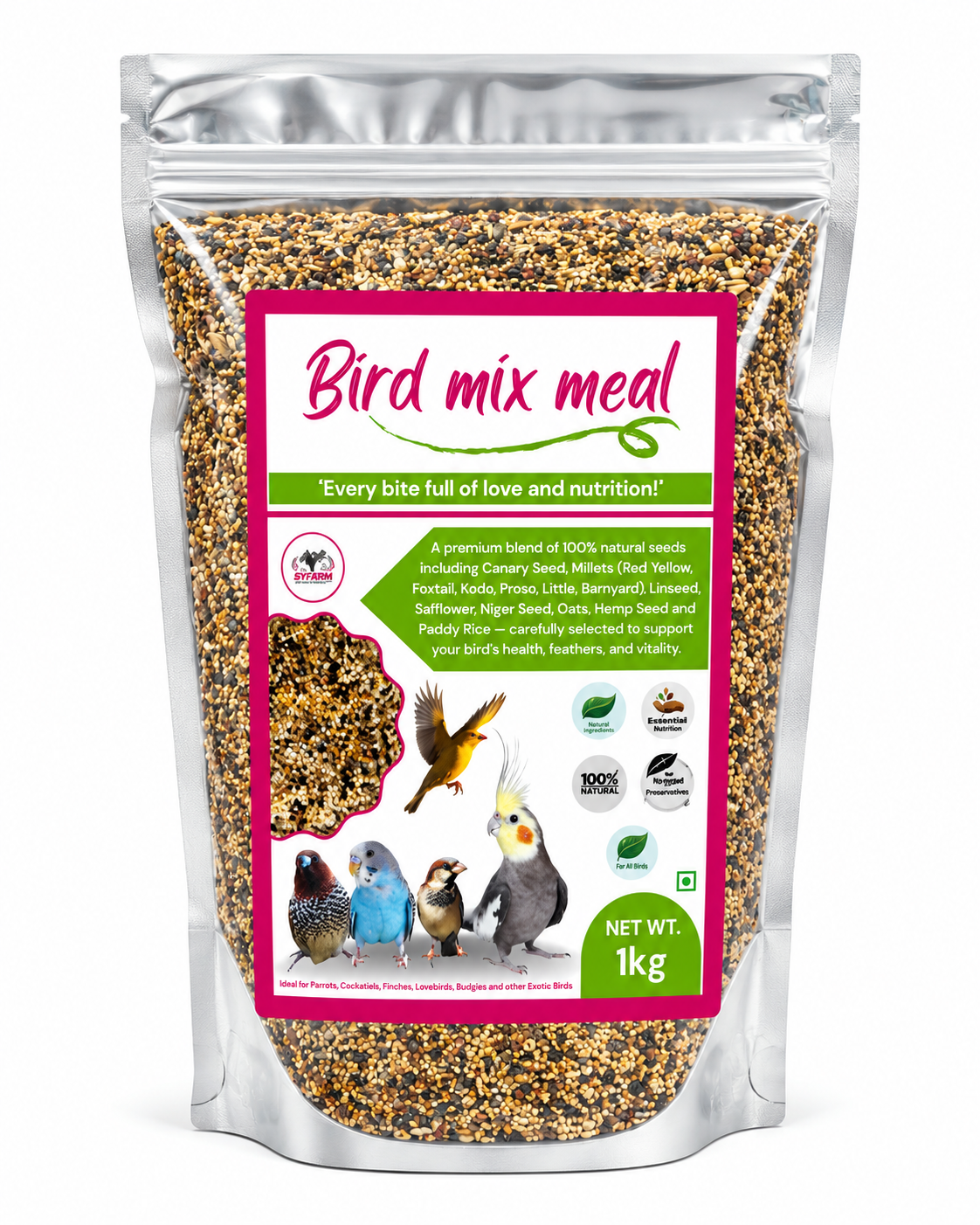 Bird Seeds Mix( 1 kg pack )