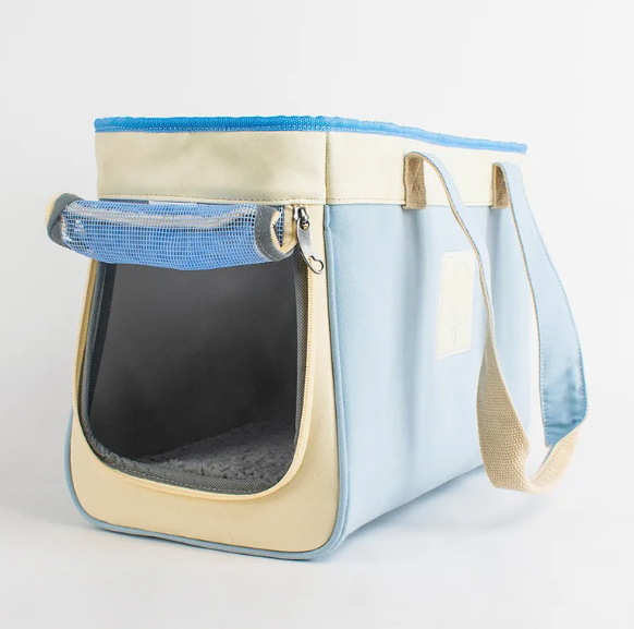 Fashionable out-Going Portable Takeaway Diagonal Breathable Dog Cat Pet Carrier