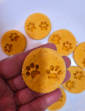 Carrot paws biscuits