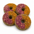 Floral Hay Donuts